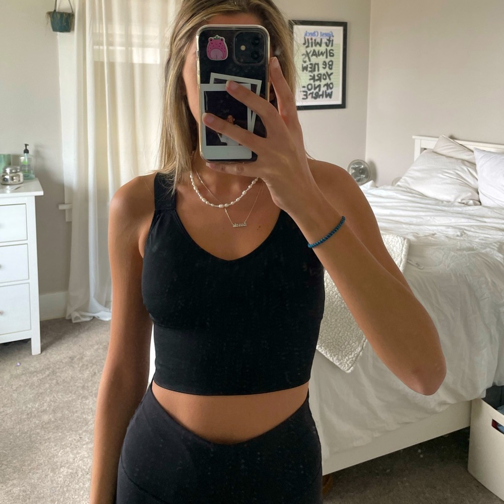 VS PINK longline sports bra